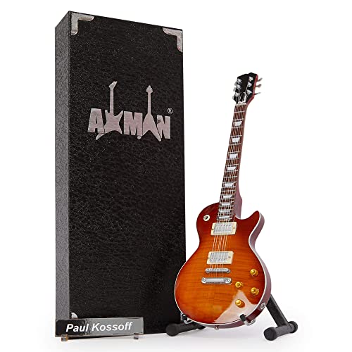 Paul Kossoff Réplique de guitare miniature – Cadeaux musicaux – Échelle 1/4 – Comprend une boîte de présentation, une… - Les Beatles, Paul McCartney, John Lennon, RIngo Starr, George Harrison Paul Kossoff Réplique de guitare miniature – Cadeaux musicaux – Échelle 1/4 – Comprend une boîte de présentation, une…