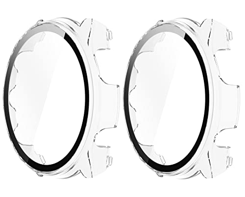 SHEAWA for Garmin(�K�[�~��) Forerunner 965 �P�[�X �J�o�[ 2�Z�b�g PC+�����K���X�t�B���� 9H�d�x �݊��i ��̌^�ی�P�[�X �ی�J�o�[ �ϏՌ� �S�ʕی� �A�N�Z�T���[ (����)
