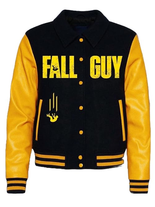 A&M Express Herren Fall Guy Wool-Jacke – Ryan Gosling Varsity Jacke mit...