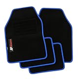 Noppen-Rückenbeschichtung Petex 11380005 Autoteppich Universal Carbon, 4-teilig, blau