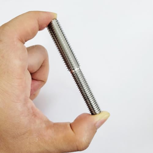 10x 80mm Double End Threaded Stud Screw Bolts 304 Stainless Steel Reduction Thread Adapter for Structural Columns Fasteners (M0 to M12) - Image 4