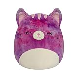 Squishmallows Large 14-Inch Caeli The Tie Dye Cat - Official Jazwares Plush - Collectible Soft & Squishy Kitty Stuffed Animal Toy - Add to Your Squad - Gift for Kids, Girls & Boys