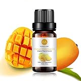 Mango Essential Oil, 100% Pure Organic Natural Aromatherapy Mango Oil for Diffuser, Massage, Yoga, Meditation, Bath, Skin Care (10ml)