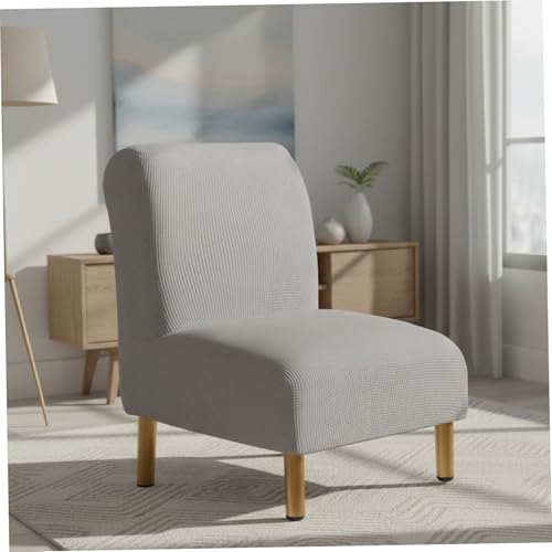 Housse de chaise sans accoudoirs douce en élasthanne de qualité supérieure - 4