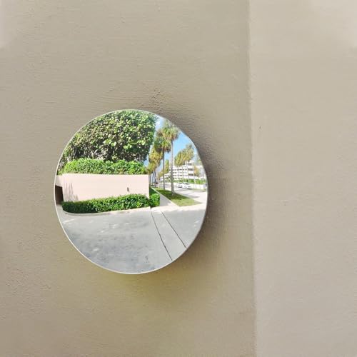 Espejo convexo de 15 cm con lente gran angular anti puntos ciegos para tiendas minoristas 4
