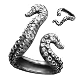 de tentáculo de pulpo | pirata ajustable | Banda de tentáculo de pulpo de acero inoxidable | Sensación de sepia de acero inoxidable - Joyería de para hombres y mujeres accesorio de