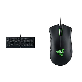 Razer Cynosa Lite Gaming Keyboard + DeathAdder Wired Gaming Mouse Black