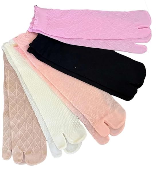 Women's Ultra-Thin Cotton Ankle Socks, Summer Collection, 5 Pairs, Multi-Colour