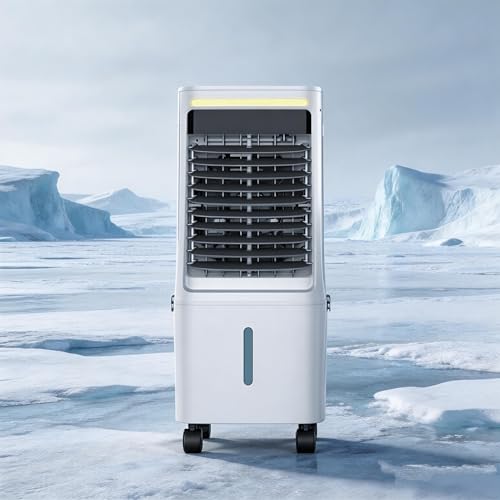 Uthfy 33” Swamp Cooler Air Conditioner, Evaporative Air Cooler with Dual Water Tanks by Uthfy - Used condition - US$163.43