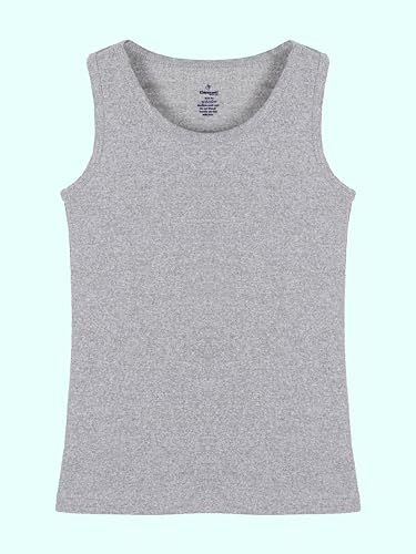 Image of KiddoPanti Boys 100% Cotton Rib Vest Pack of 3