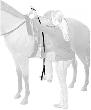 Adjustable Nylon Horse Mounting Aid Easily Hooks Over Saddle Horn for Safer, Easier Mounting