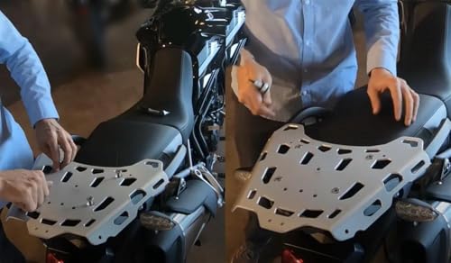 Porte-bagages arrière de moto Tiger 900 support boîte supérieure top case GT