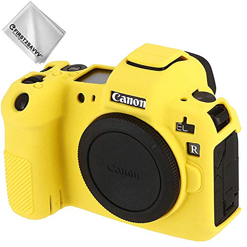 First2savvv Rubber Camera Case Bag Full Cover for Canon EOS R XJP-EOS R-GJ-M13