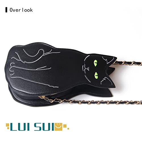Womens Black Cat Purse Crossbody Bags Girls Bat Wing Spider Web Shoulder Bags Flamingo Animal Purse Chic Clutch Bags4