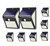 FACIL DE INSTALAR Y MANTENIMIENTO MINIMO: El luz solar exterior jardin es fácil de instalar, ya que no requiere ninguna conexión especial. Simplemente fíjelo a la pared con los tornillos suministrados para proporcionar una iluminación funcional.