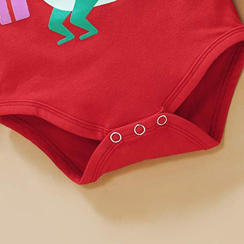 DaMohony 3 Stks/set Baby Peuter Kerst Outfits Romper + Broek + Hoed Kleding Set - Afbeelding 6