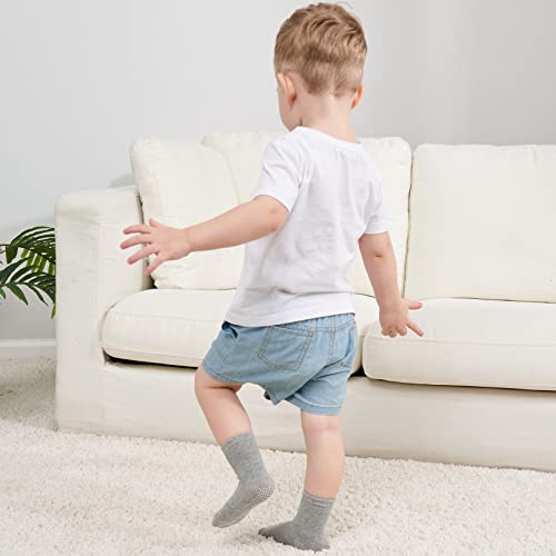 Zaples ZAP90503 Baby Non Slip Grip Crew Socks thumb #6