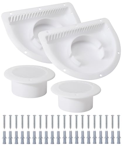 Lonffery RV Vent Covers for Trailer with Mounting Hardware