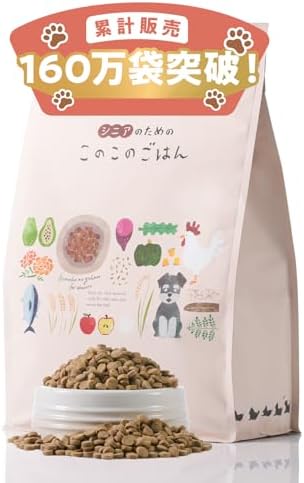 このこのごはん ドライフード 1kg✖️3袋 このこのごはん ドライフード 1kg✖️3袋