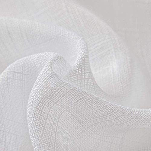 Tenda Veronica Casa Soggiorno Bianco trasparente