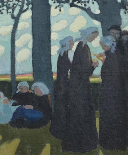 Tableau Maurice Denis Soir Près de Binic déco murale toile 60x90cm