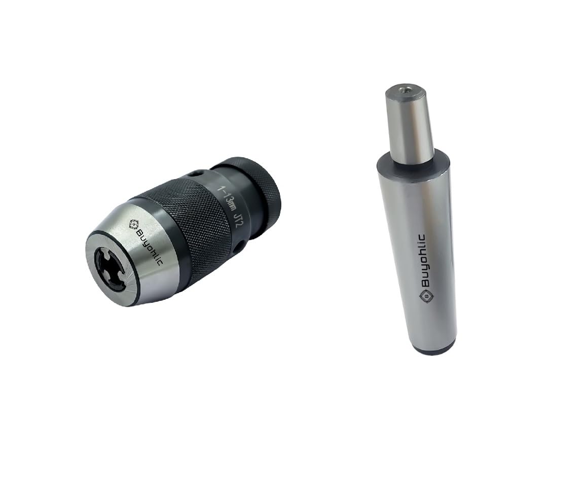 Buyohlic Mandrino autoserrante JT2 con albero JT2 (codolo MT2 (M10 Drawbar))