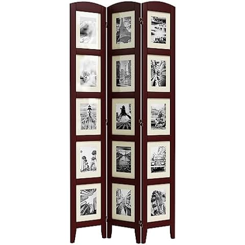 SZQINJI 3 Panel Photo Room Divider Cover