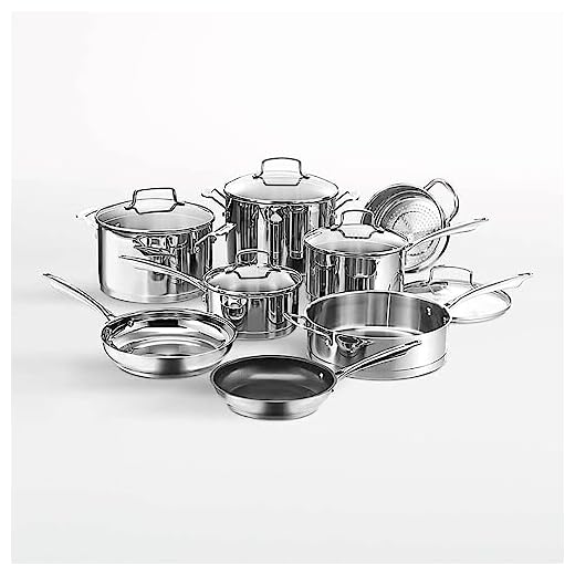 Cuisinart Chef's Classic - Juego de utensilios de cocina de acero inoxidable, 13 piezas, 77-13