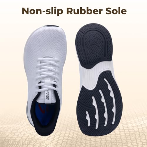 Image of IIV Mens Walking Shoes with Arch Support Wide Toe Box Tennis Sneakers Plantar Fasciitis Running Shoes