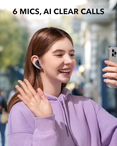 Image of soundcore P40I,Noise Cancelling Wireless In Ear Earbuds,Adaptive Noise Cancelling,Heavy Bass,3D Sound,Gaming Mode,60H Playtime,2-In-1 Case And Phone Stand,Ipx5,Wireless Charging,Bluetooth 5.3