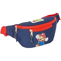 Super Mario World - Riñonera con Bolsillo Exterior, Ideal para