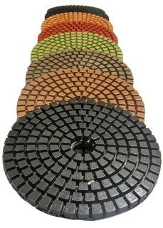 STADEA 5 Inch Grit 50 Diamond Polishing Pad - Wet Flexible 2.2mm For Concrete, Granite, Marble & Stone - View #8