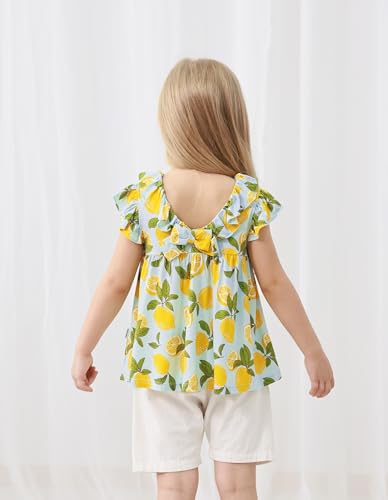 Image of Baby Girl Sleeveless T-Shirts Toddler Infant Girls Tank Top T-Shirt Viscose from Bamboo Summer Cool Tees 3Months-5T