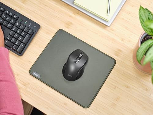 Trust Sura Draadloze Muis voor Laptop/Computer/Mac, 800-1200 DPI, 6 Knoppen, Dradloos Bereik 10m, Optische Sensor, USB-microreceiver, Rechtshandig Gebruik, Wireless Mouse voor Dell Macbook, Zwart - Afbeelding 8