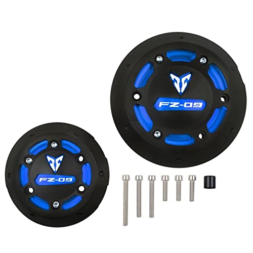 Garde protecteur moteur Yamaha MT09 bleu accessoire FZ-09 anti-choc 2014 2015