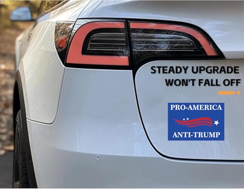 Image of 2 Pack Pro America Anti Trump Car Magnet - Anti Trump Car Magnets Auto Truck Fridge Magnetic Decal Bumper Magnet