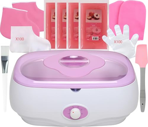 Paraffin Wax Machine for Hands & Feet - Rapid Melting with Intelligent Temp Control, Auto-Timer & Keep Warm, Professional At-Home Spa Kit for Moisturizing Skin & Arthritis Joint Relief (5L)