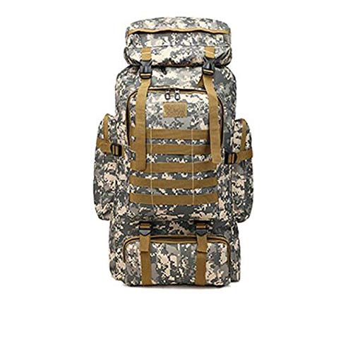 Mochila Senderismo YDHWWSH 80l Escalada Impermeable Militar Táctica Bolsa Camping Montañismo