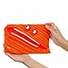 ZIPIT Monster Large Pencil Case for Boys, Cute Zipper Pouch for Kids Girls and Teens, Stationery Bag for School ,Orange