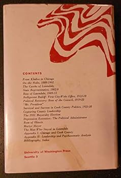 Hardcover Boss Cermak of Chicago;: A study of political leadership Book