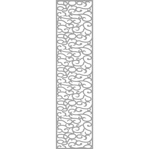Image of 19 3 /8 inchW x 79 3 /8 inchH x 3 /8 inchT Walker Decorative Fretwork Wall Panels in Architectural Grade PVC