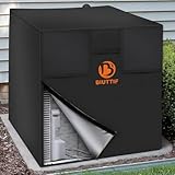 BIUTTIF Air Conditioner Cover for Outside Units - 32x32x36 inches, Central AC Winter Covers for Outside, Waterproof Anti-Hail Windproof Design