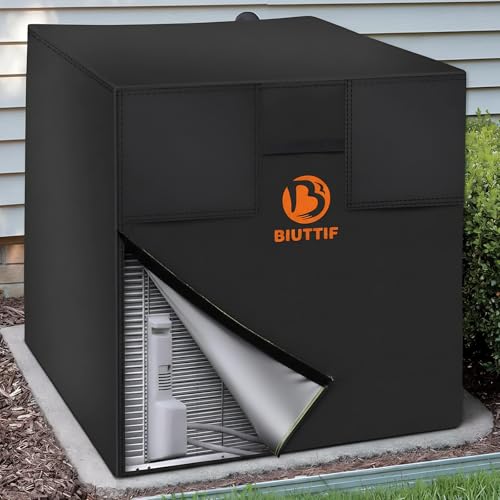 BIUTTIF Air Conditioner Cover for Outside Units - 26x26x32 inches,