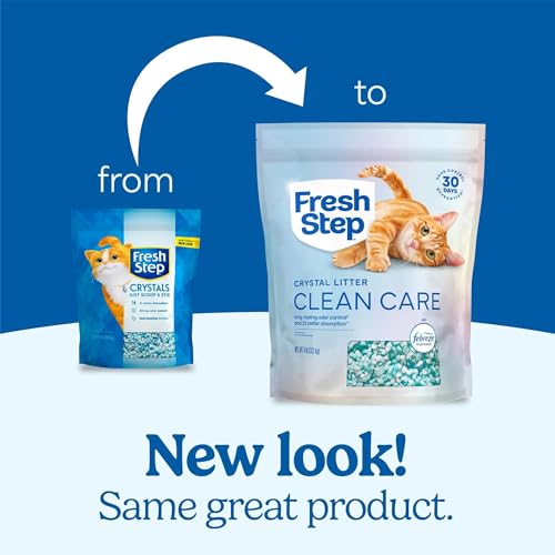 Fresh Step Clean Care Crystal Cat Litter, 8 lb., 2 Pk - image 2