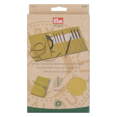 Prym 223811 Ensemble de crochets tunisiens moutarde naturelle 3,5...