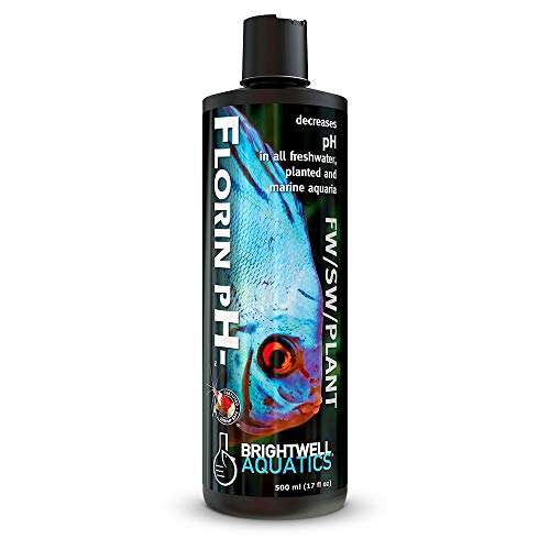 Brightwell Aquatics Florin pH- - Water Conditioner to Lower pH Level in Freshwater Planted and Marine Saltwater Aquariums 500-ml
