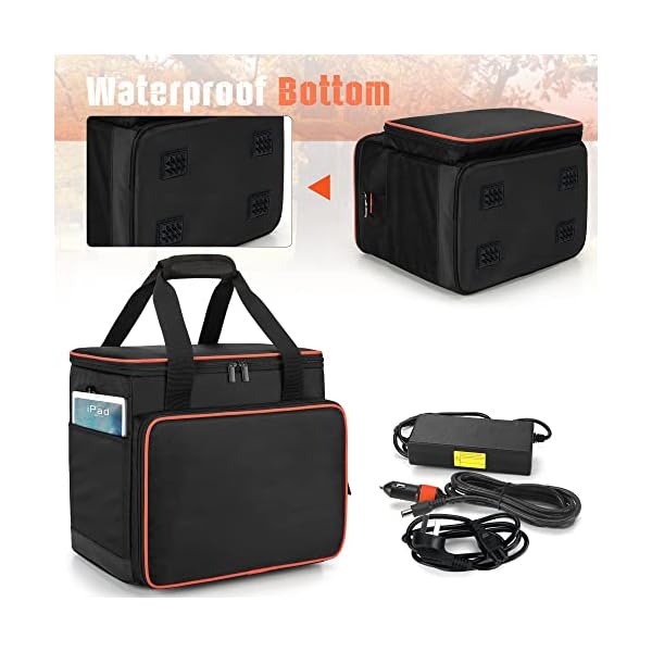 Trunab Tasche für Generator, Kompatibel mit Jackery Explorer, Reisetasche für Tragbares Kraftwerk mit Taschen für Ladekabel und Zubehör – Bild 7