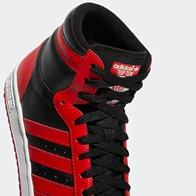 adidas Originals Men's Top Ten Red Bulls Sneaker, Black/Red/White 9