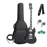 Guitarra Strinberg Gss400 Bk Preta 6 Cordas + Acessórios (BK)