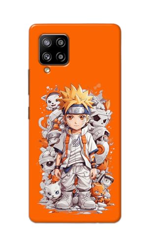 Image of PRINTFIDAA Printed Hard Back Cover Case for Samsung Galaxy M42 5G | Samsung Galaxy A42 5G Back Cover (Famous Anime Cartoon Character) -112